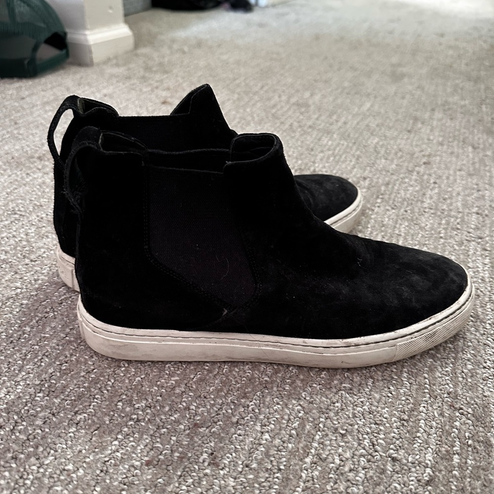 Vince. Black suede shoes